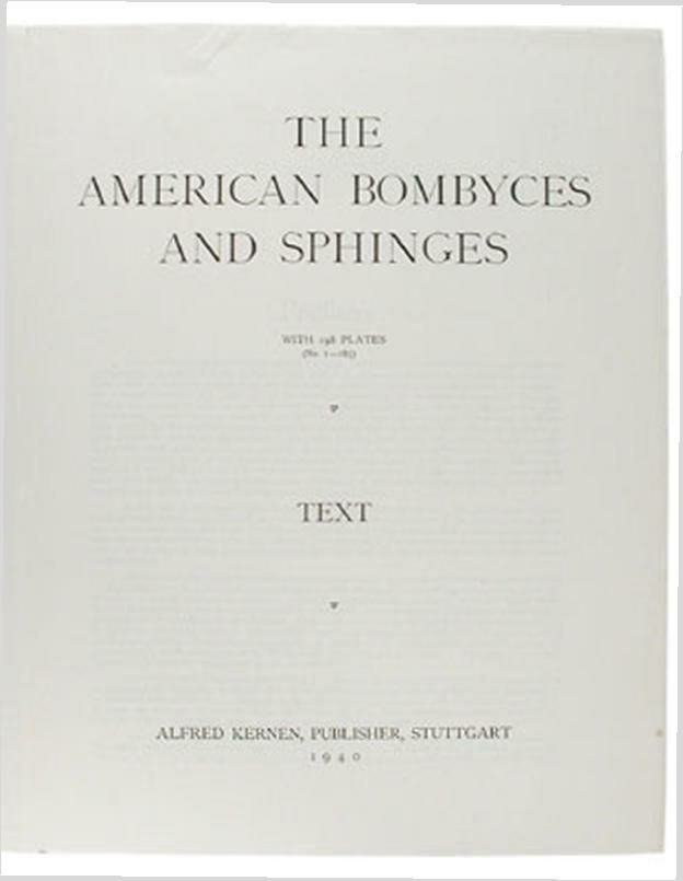 THE AMERICAN BOMBYCES AND SPHINGES