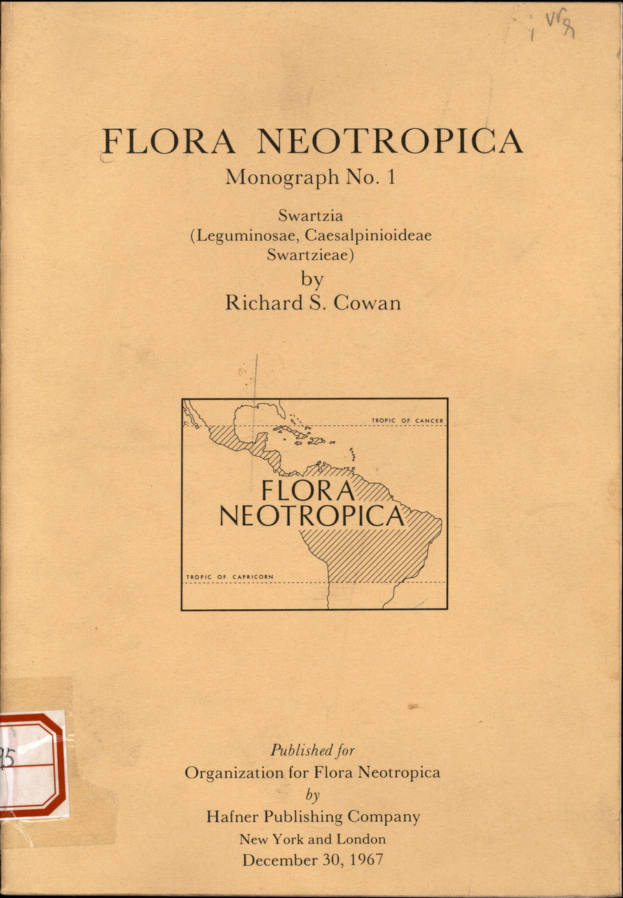 FLORA NEOTROPICA Monograph No.1