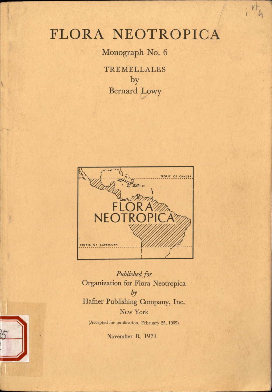 FLORA NEOTROPICA Monograph No.6