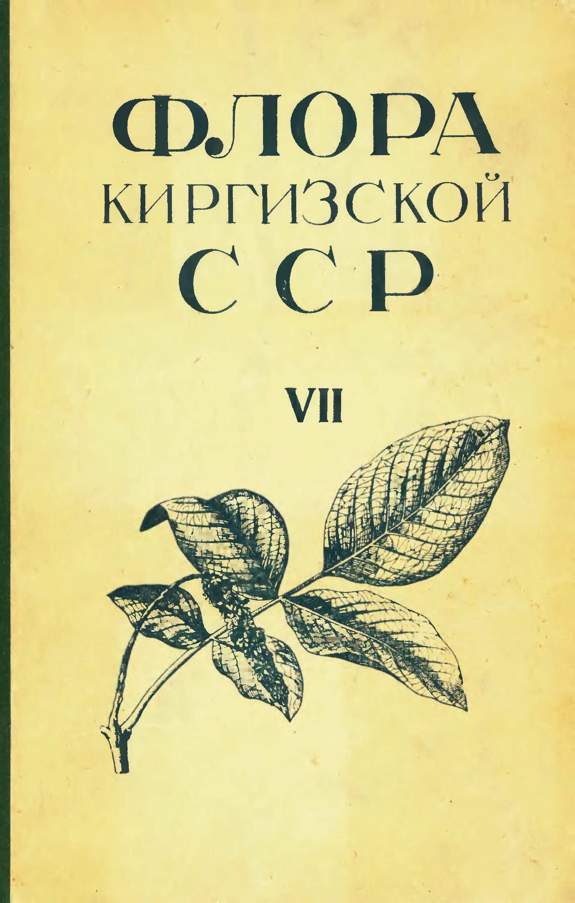 Флора Киргизской 吉尔吉斯斯坦植物志 第7卷(1957)