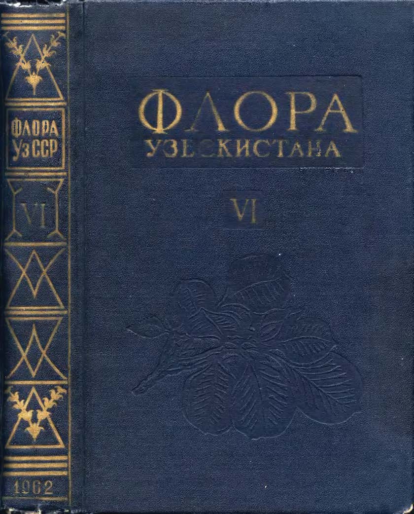 Флора Узбекистана 乌兹别克斯坦植物志 第6卷(1962)